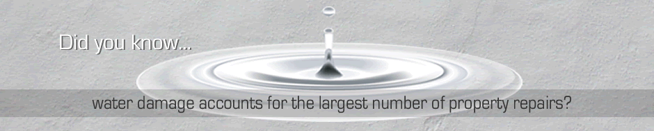 Water damage caused by storms