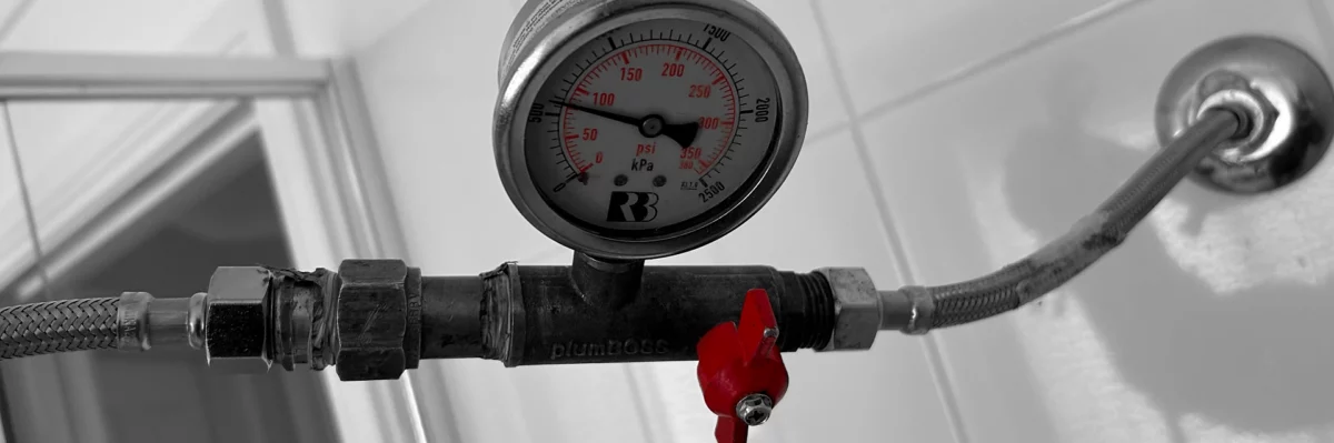 Plumbing and pressure testing